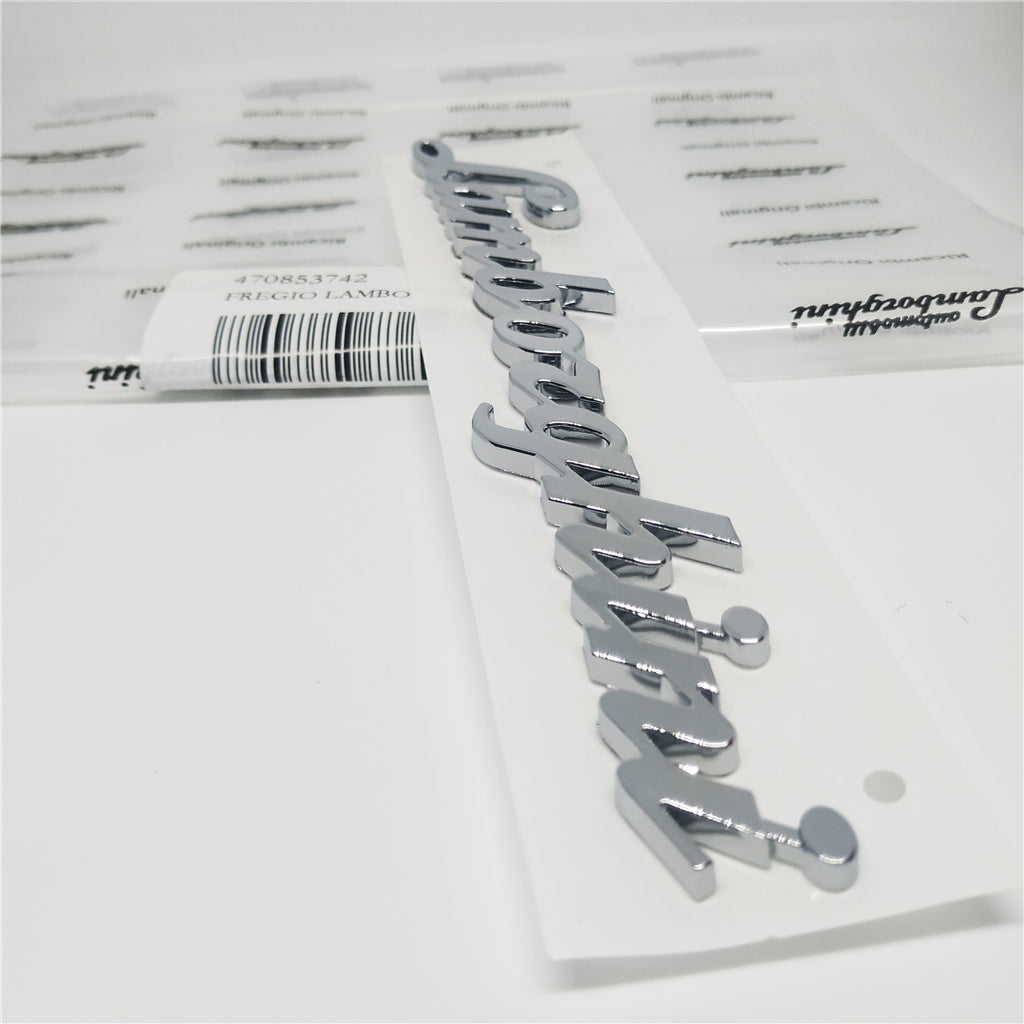 1XLamborghini Aventador LP700 LP720 LP750 Rear Script Emblem 470853742 Italiaspares