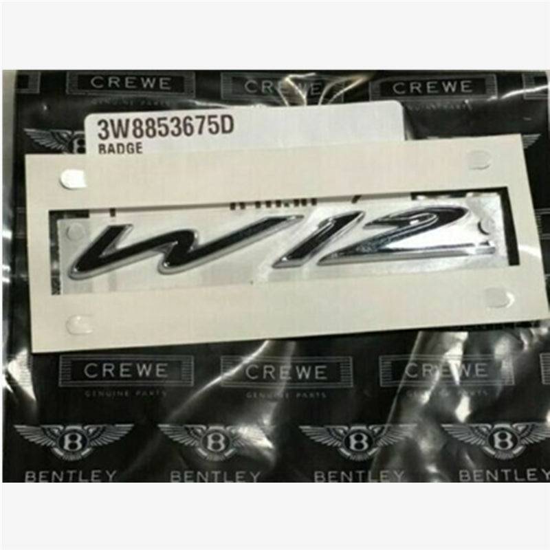 Bentley Continental GT Speed W12 Sidehead Fender Badge Emblem 3W8853675D Italiaspares