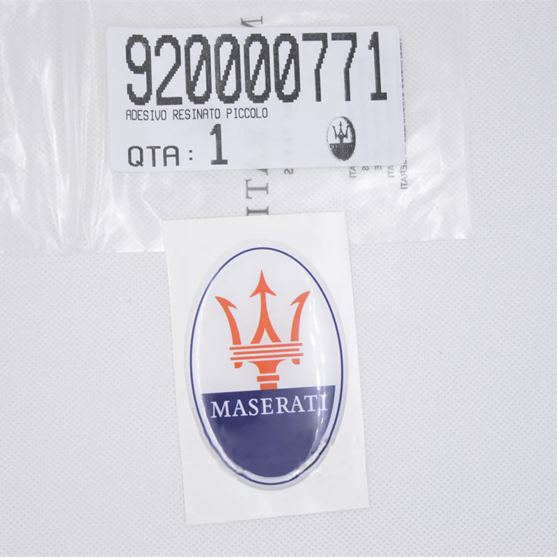 Genuine Maserati GranCabrio MC 3D Sticker 920000771 Factory