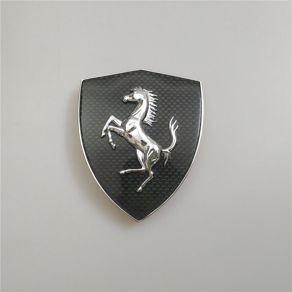 Ferrari F8 Spider&Tributo Carbon Fiber Fender Shield Rear Horse Badge Script Kit Italiaspares