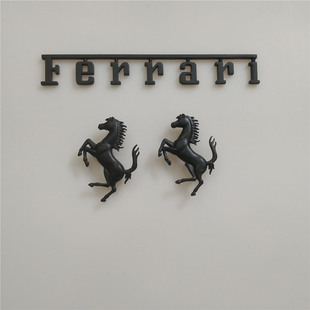 Ferrari Roma Front&Rear Horse Badge Script Kit Italiaspares