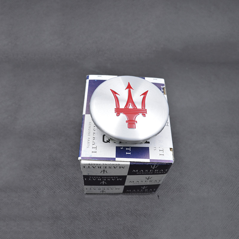 1X Genuine Maserati Granturismo Quattroporte Silver With Red Center Cap#82364606 Factory