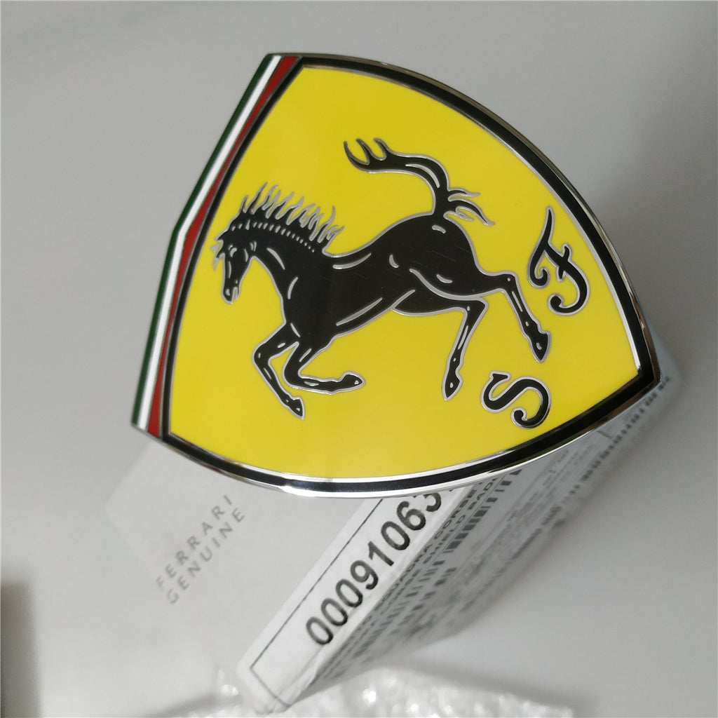 Genuine Ferrari Roma Fender Shield Badge Emblem 910637 Factory