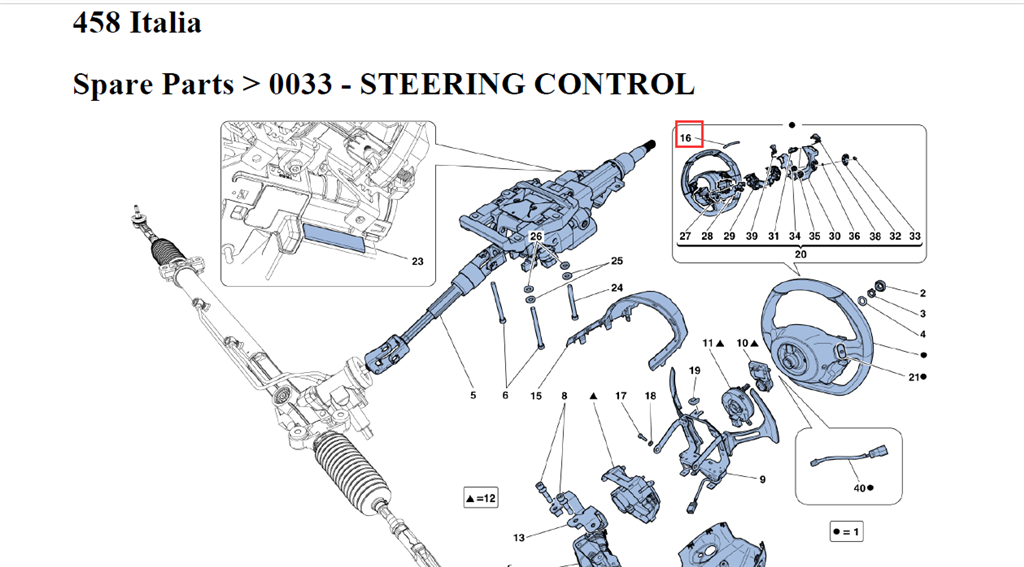 Ferrari458,599,430,488 California T Steering Wheel Colorful Led Unit modify Italiaspares