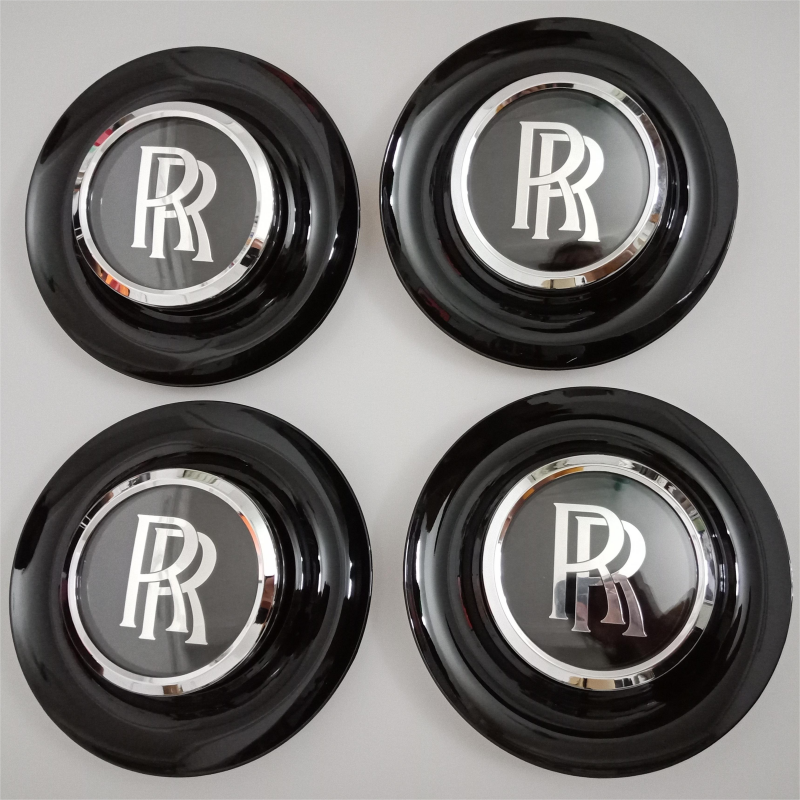 Rolls Royce Center Cap Bezel Black Ghost Dawn Wraith Wheel Modify Kit Italiaspares