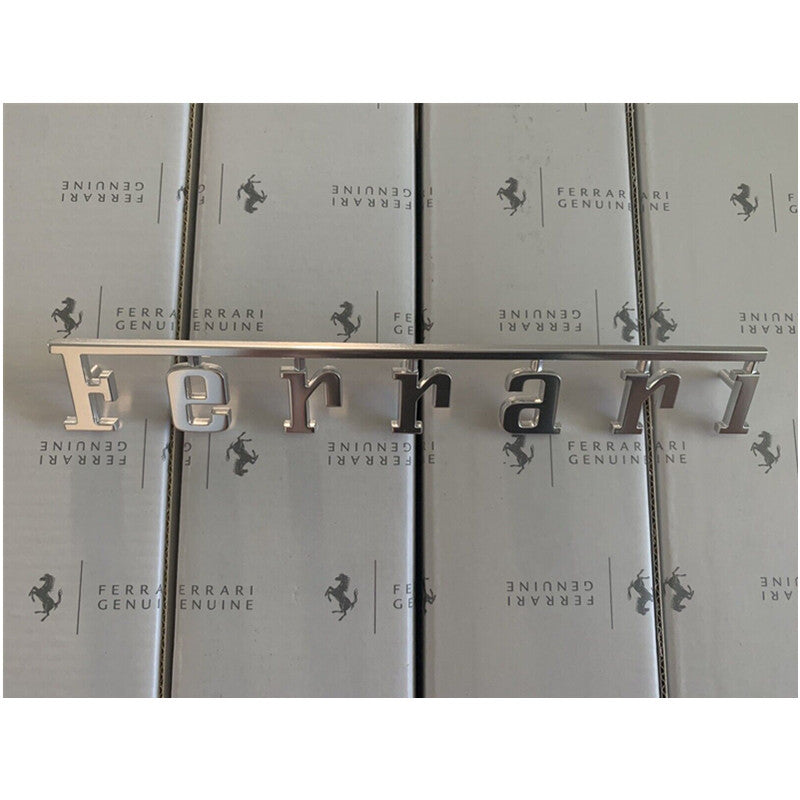 Genuine Ferrari 456 550 575 599 612 "Ferrari" Script Emblem 63482200 Factory