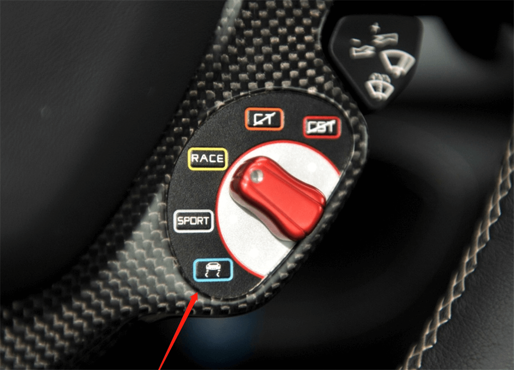 Ferrari 458 (2010-2012) Steering Control Manettino Switch Sticker Italiaspares