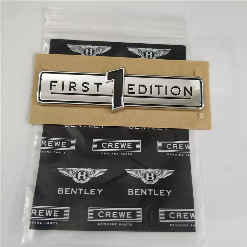Bentley Flying Spur W12 First 1 Edition Fender badge Emblem Factory