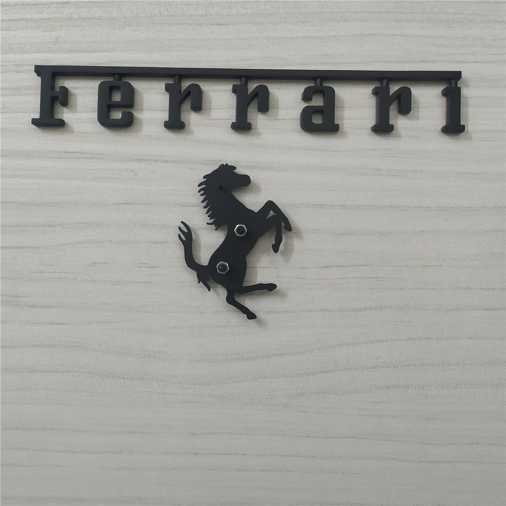 Ferrari SF90 Rear Horse Badge Script Kit Italiaspares