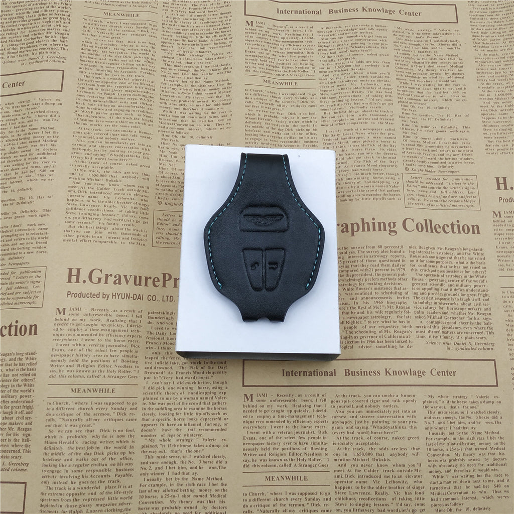 Aston Martin DB11 Vantage Black Leathe Key Case Italiaspares