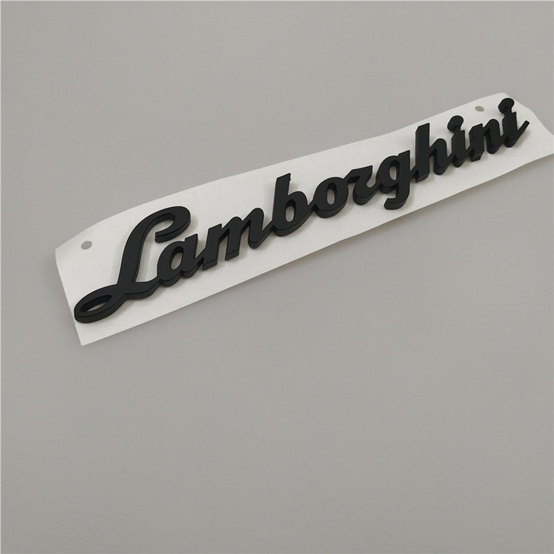 Lamborghini Aventador LP700 LP720 LP750 Rear Script Emblem Matte Black Italiaspares