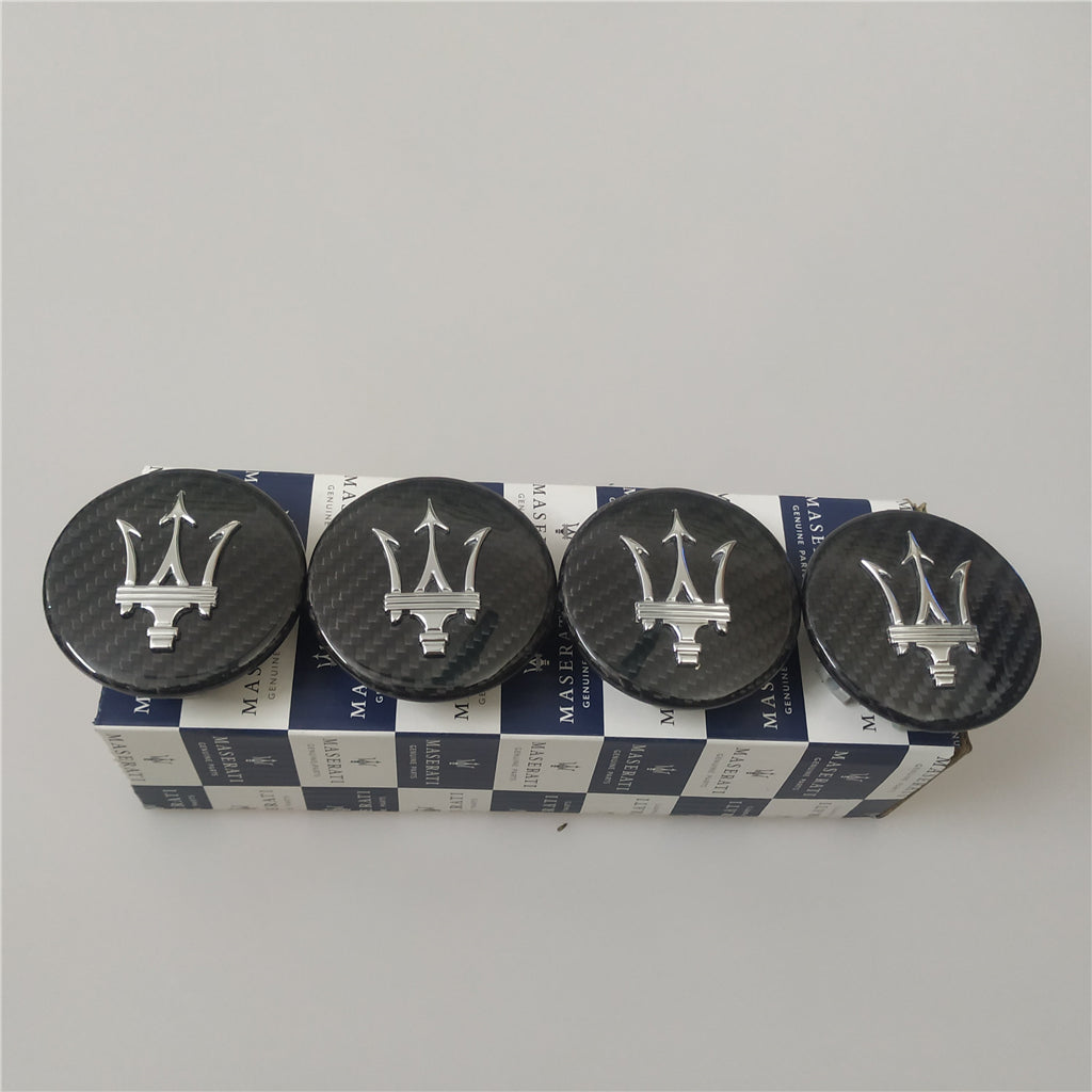 Maserati GranTurismo GranCabrio Carbon Fiber Wheel Center Cap Modify Kit Italiaspares