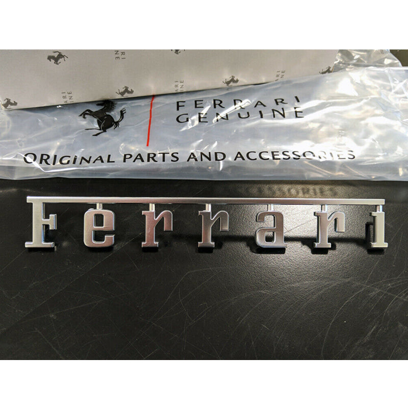 Genuine Ferrari 360 F430 F458 488 Rear Script Emblem Badge 61025000 Factory
