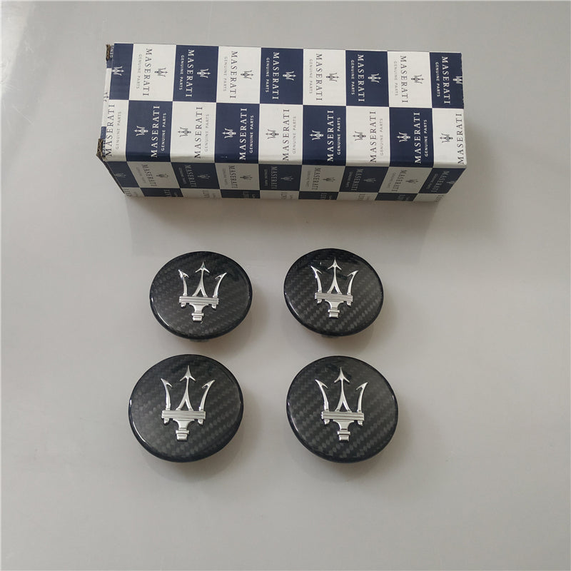 Maserati GranTurismo GranCabrio Carbon Fiber Wheel Center Cap Modify Kit Italiaspares