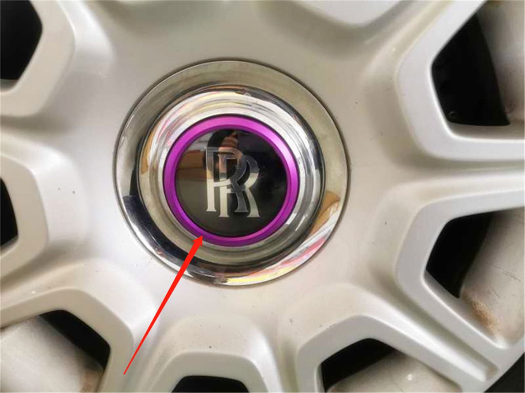 Rolls Royce Ghost Dawn Cullina Phantom Centre Hub Cap Cover Colorful 4PCS Italiaspares