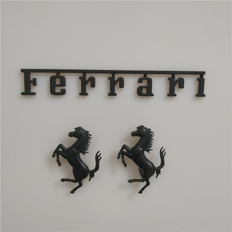 Ferrari Roma Front&Rear Horse Badge Script Kit Italiaspares