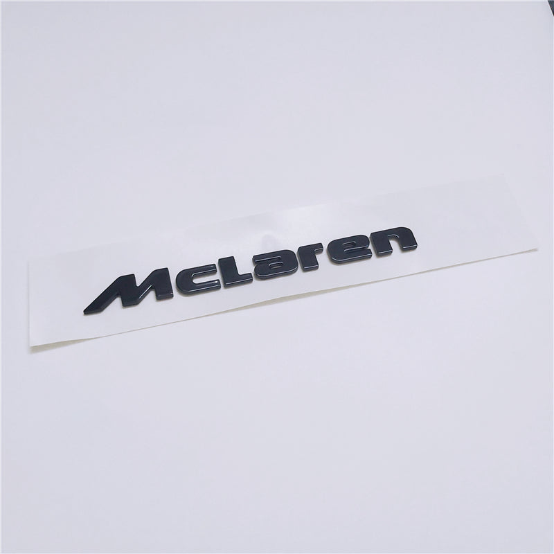 McLaren 650S MP4-12C Rear Badge Emblem Glossy Black 13.86CM Modify 1PC Italiaspares