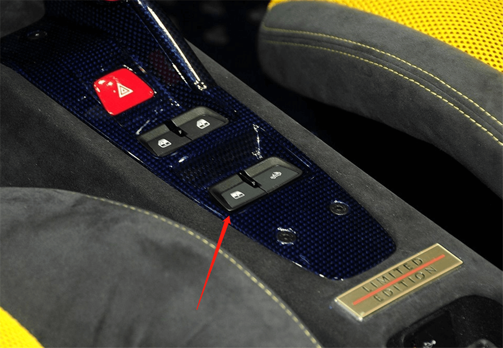 1X Genuine Ferrari 458 Speciale A Powered Rear Screen Switch Button 311251 Italiaspares