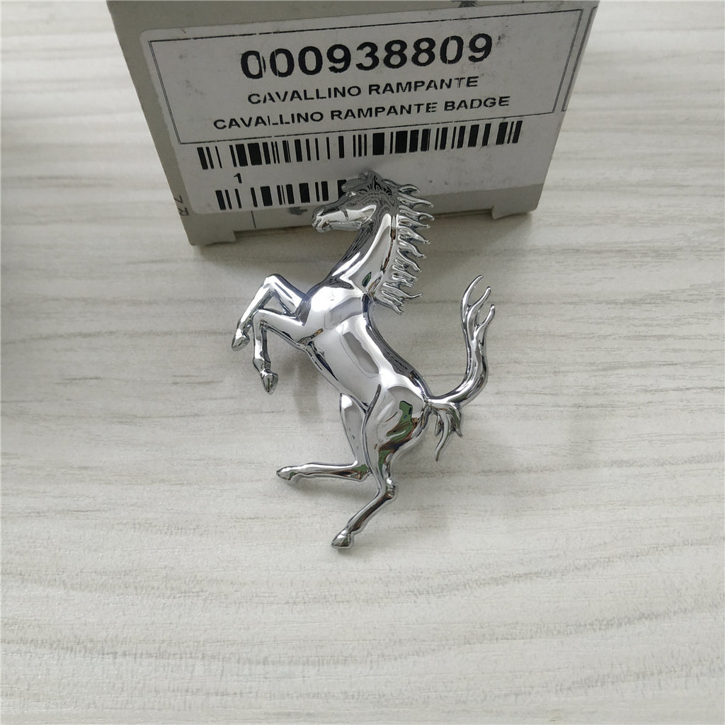 Ferrari Roma Front&Rear Bumper Sliver Horse Emblem Badge Kit Italiaspares