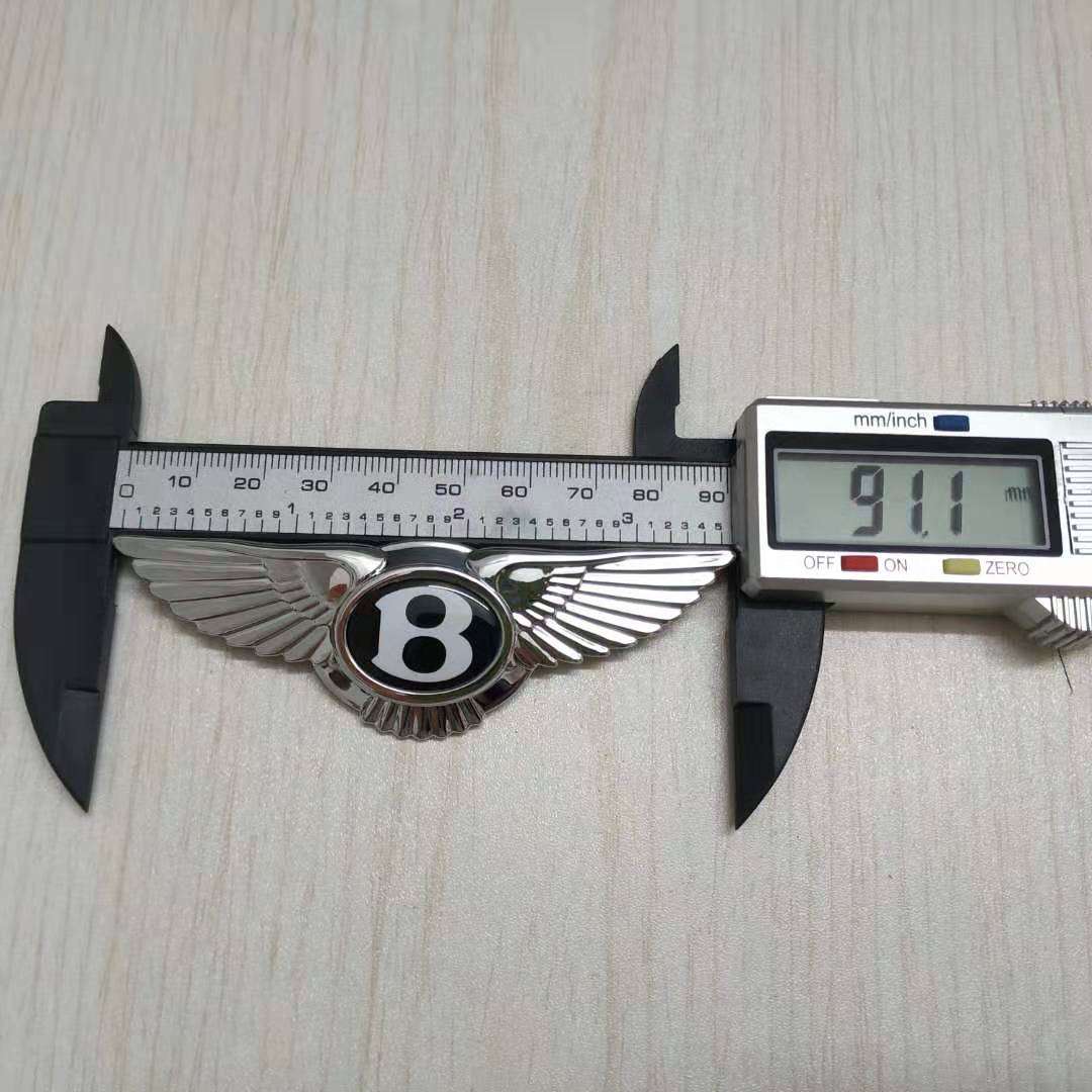 Bentley Emblem Badge Steering Wheel Airbag 91.1mmx29.4mm Italiaspares