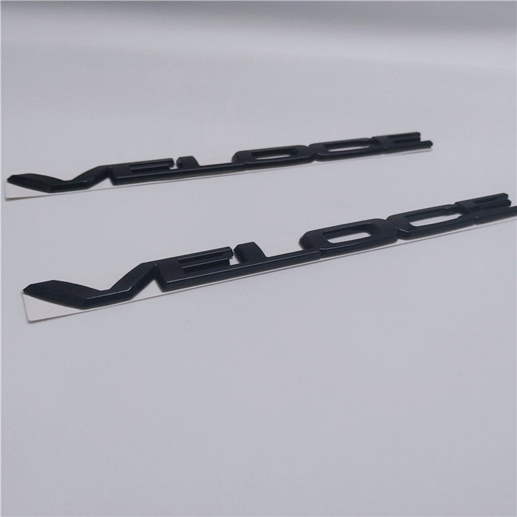 Alfa Romeo Guilia 280HP VELOCE RH/LH Glossy Black Badge Emblem Italiaspares