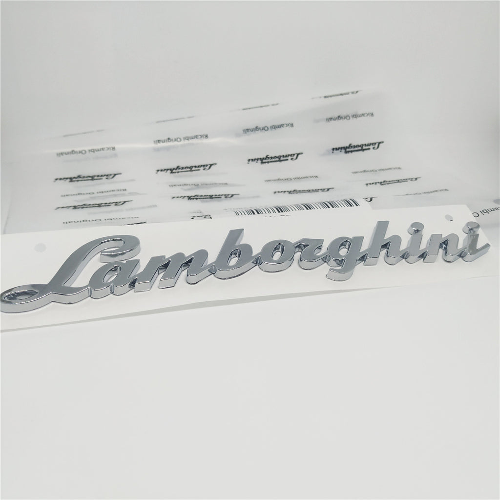 1XLamborghini Aventador LP700 LP720 LP750 Rear Script Emblem 470853742 Italiaspares