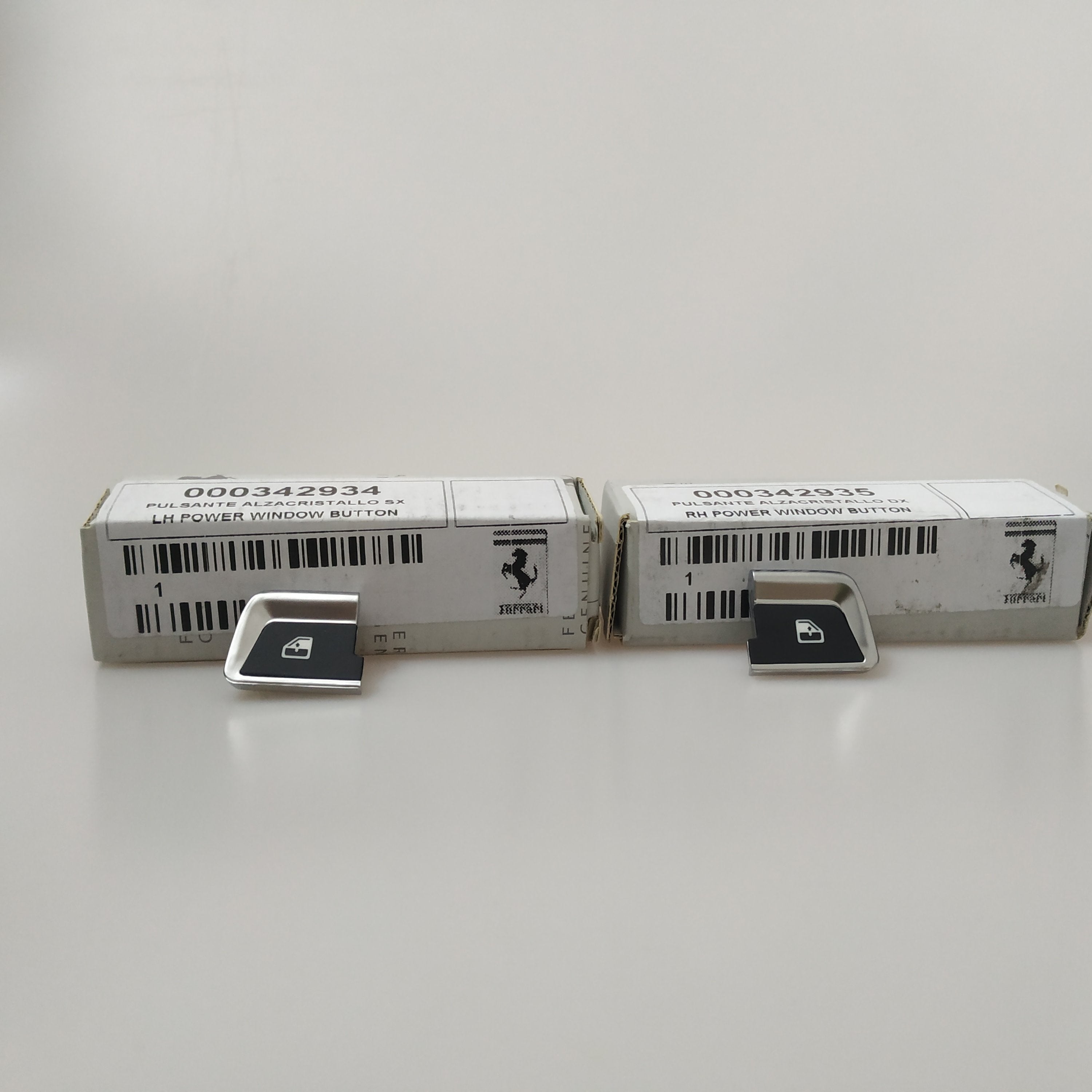 Ferrari 812 Superfast F8 Right&Left Power Window Switch Button Kit Italiaspares