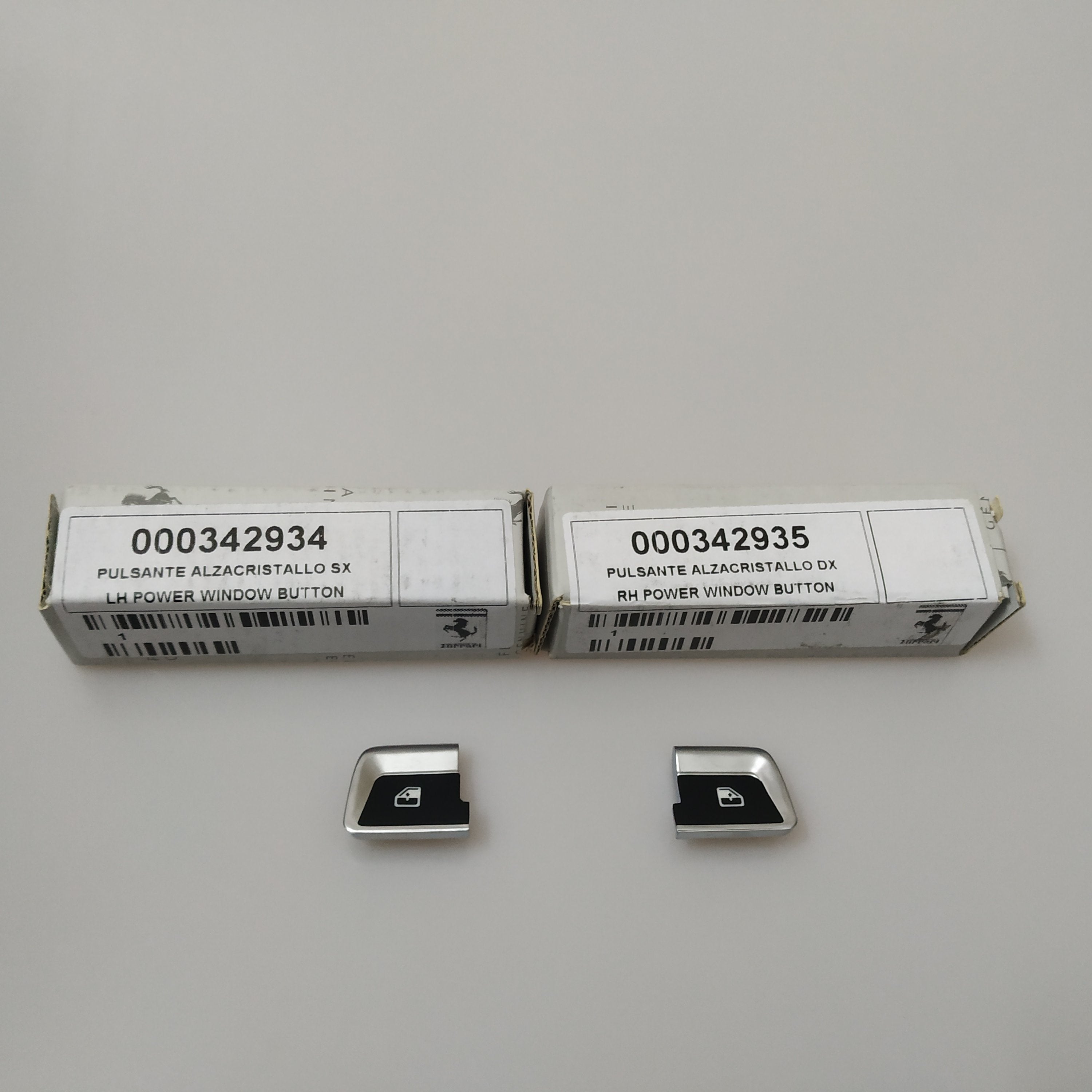 Ferrari 812 Superfast F8 Right&Left Power Window Switch Button Kit Italiaspares