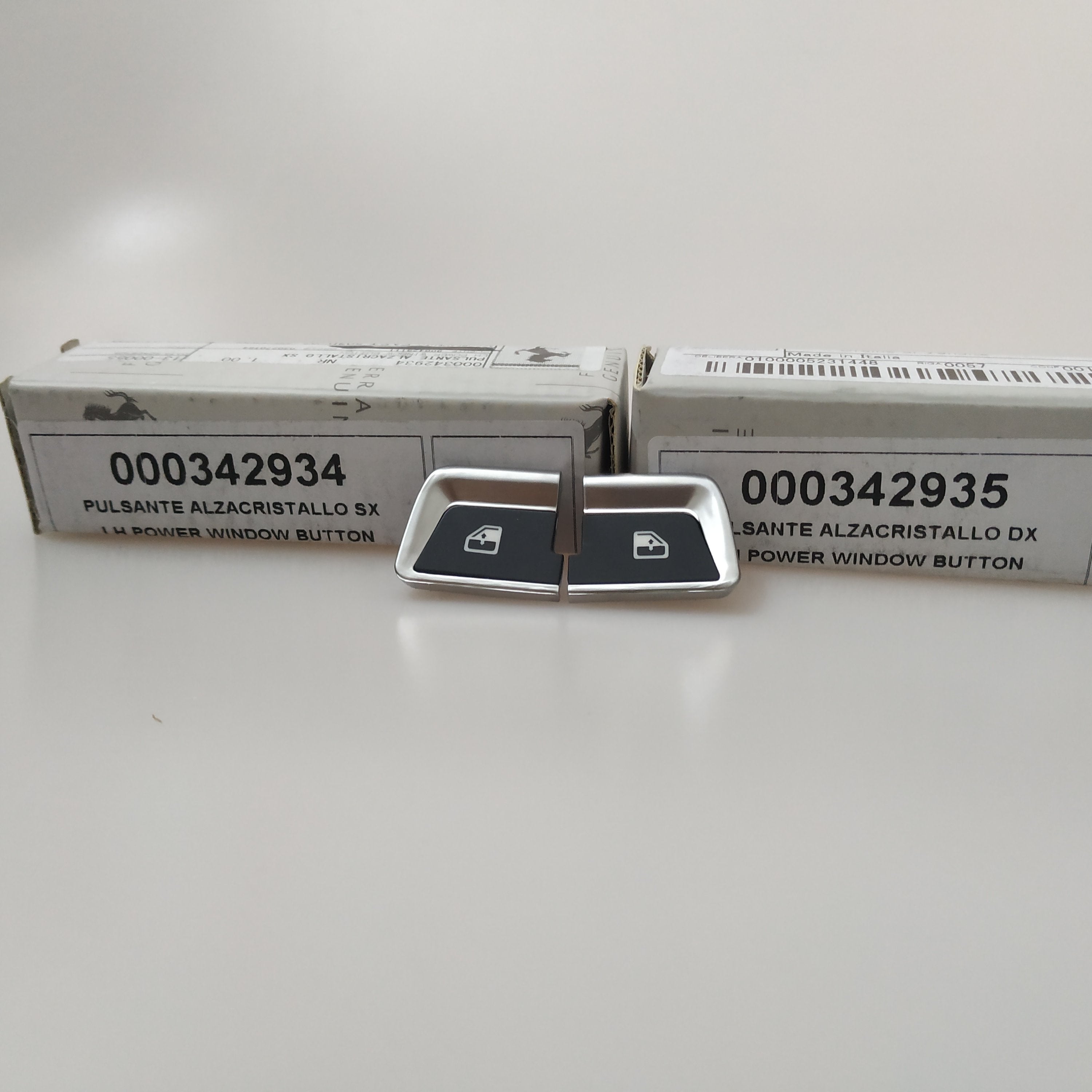 Ferrari 812 Superfast F8 Right&Left Power Window Switch Button Kit Italiaspares