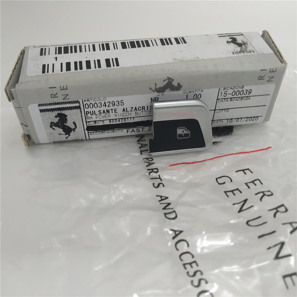 1X Genuine Ferrari 812 Superfast F8 Right Power Window Switch Button 342935 Italiaspares