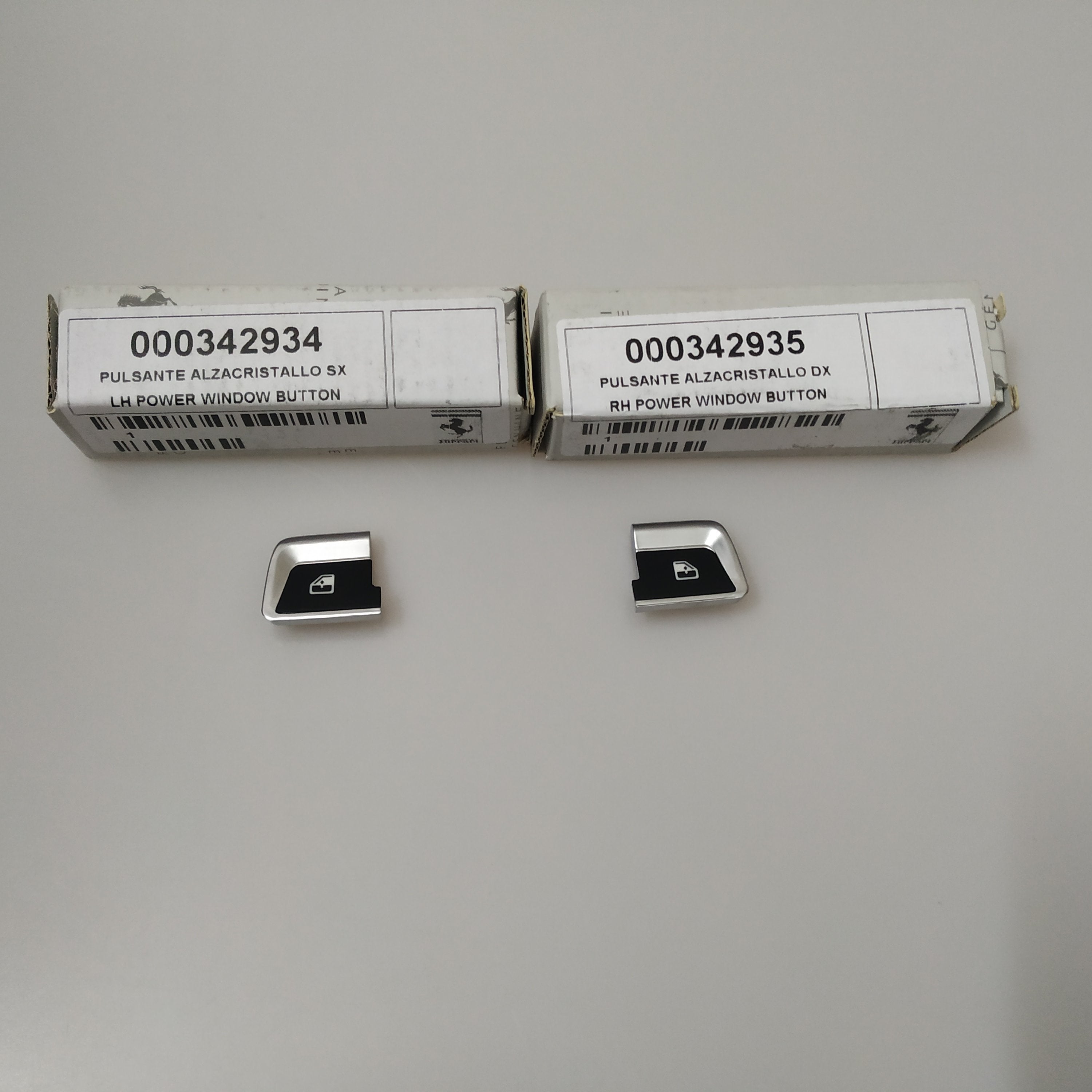 Ferrari 812 Superfast F8 Right&Left Power Window Switch Button Kit Italiaspares