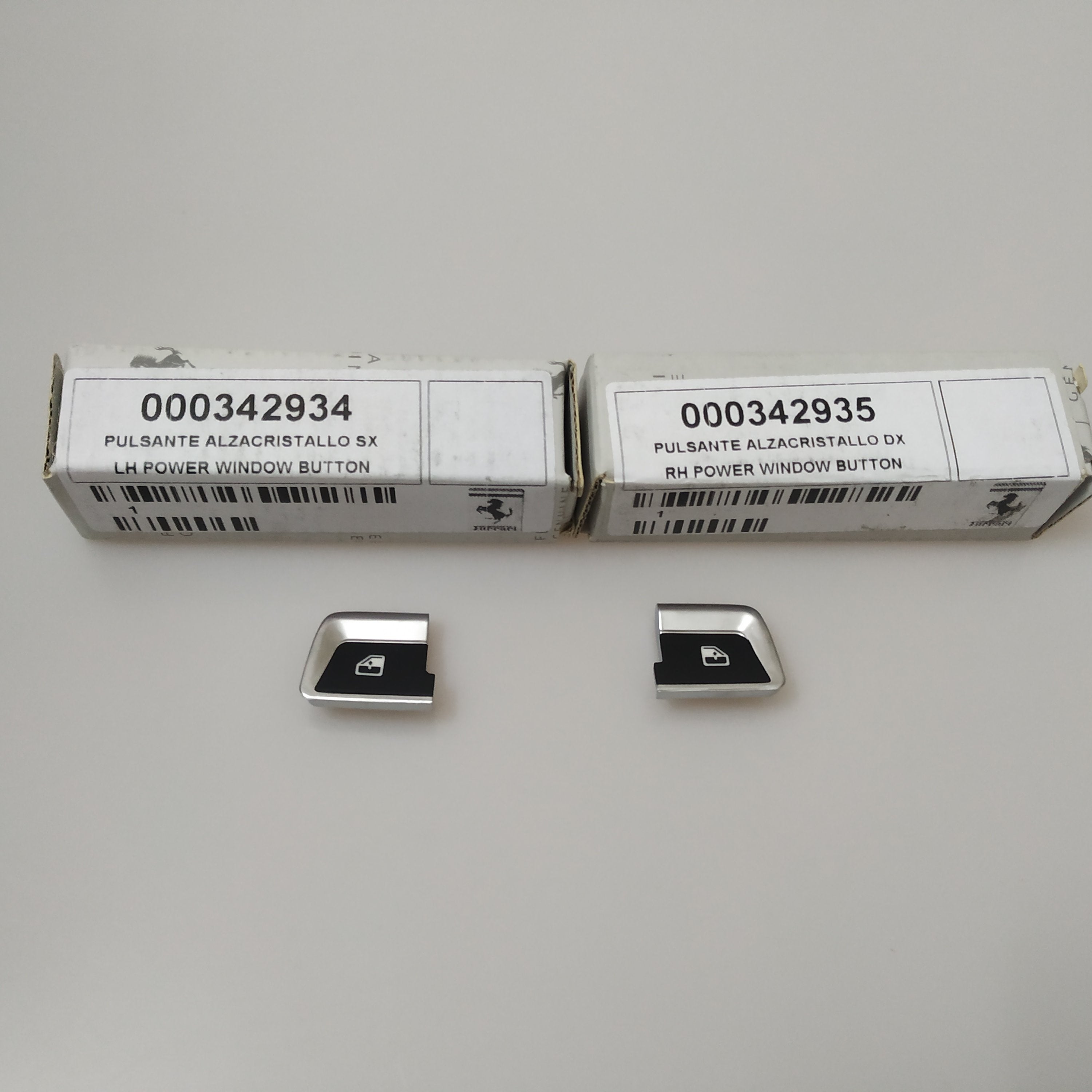 Ferrari 812 Superfast F8 Right&Left Power Window Switch Button Kit Italiaspares