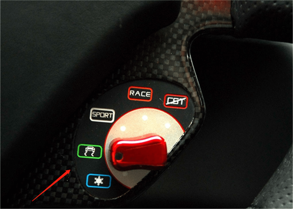 Ferrari 430 599 Steering Control Manettino Switch Sticker Italiaspares