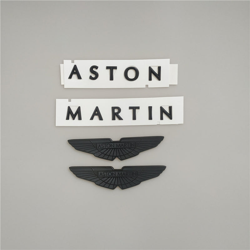 Aston Martin DBX Bonnet/Boot Black Chrome Badge & Rear Badge Kit Italiaspares