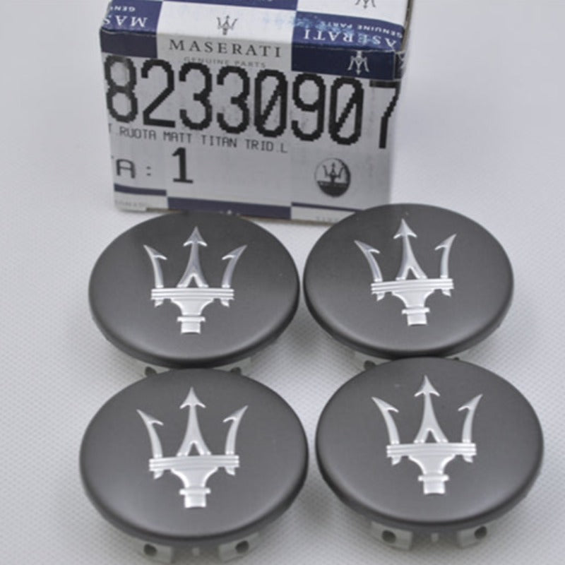 Genuine Maserati Quattroporte GT 4.2/4.7 Wheel Hubcap Silver Kit 82330907 Factory