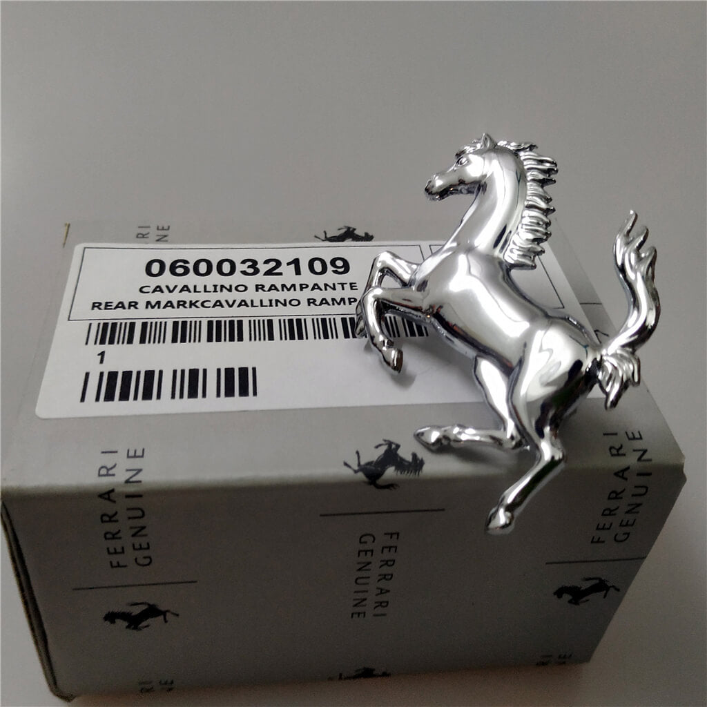 Ferrari 458 Italia Spider Rear Bumper Horse Emblem Badge Factory