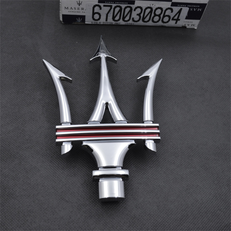 Genuine Maserati Quattroporte Sport 3.8T Front Grille Emblem Badge 670030864 Factory