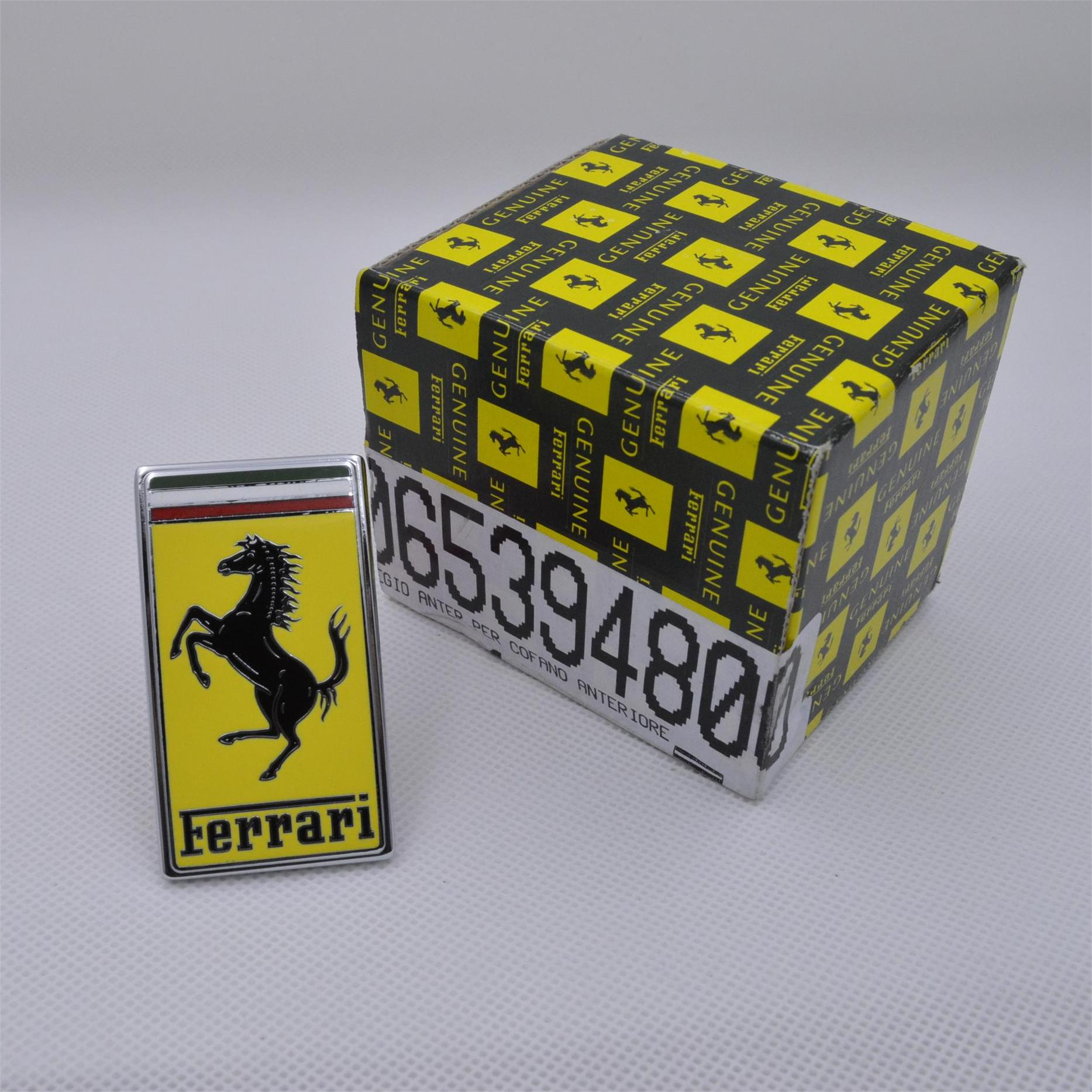 Genuine Ferrari Front Hood Bonnet Badge Emblem 1 Piece 65394800 Factory