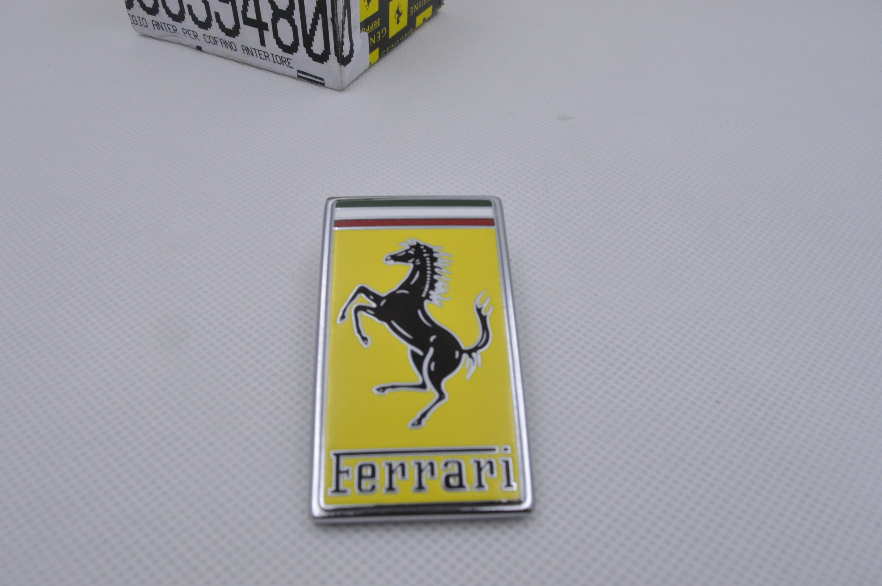 Genuine Ferrari Front Hood Bonnet Badge Emblem 1 Piece 65394800 Factory