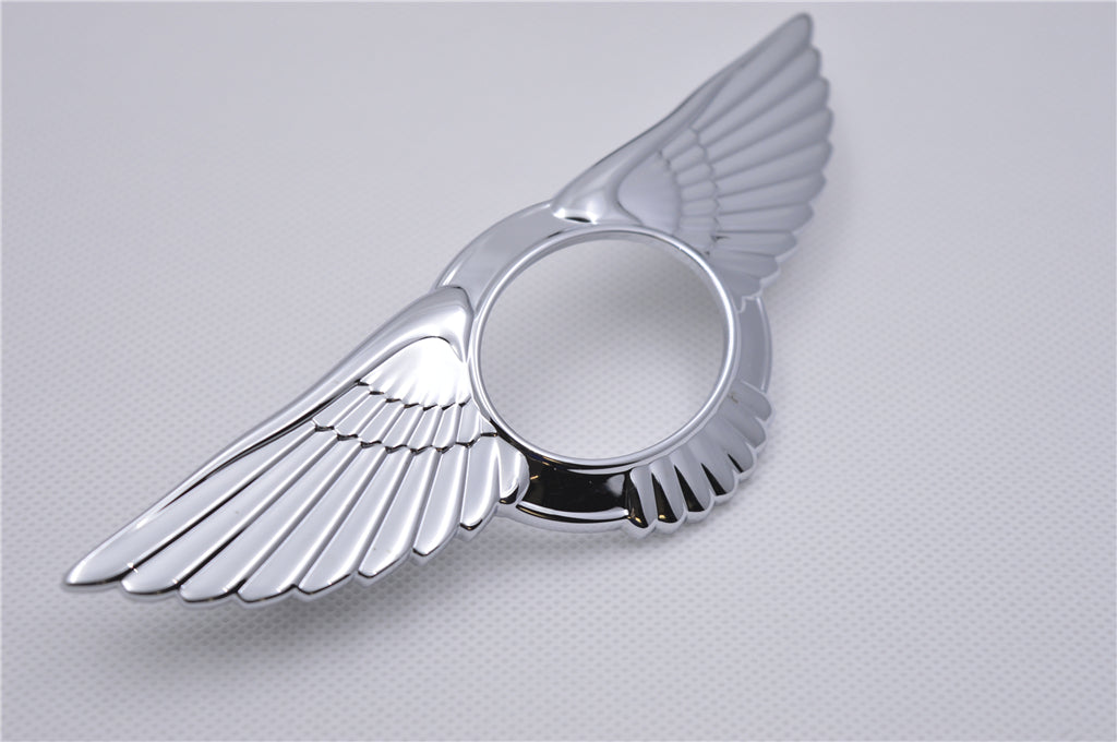 Bentley Continental GT Flying Spur Chrome Badge Rear Metal Wings 3W8853689A OEM Italiaspares