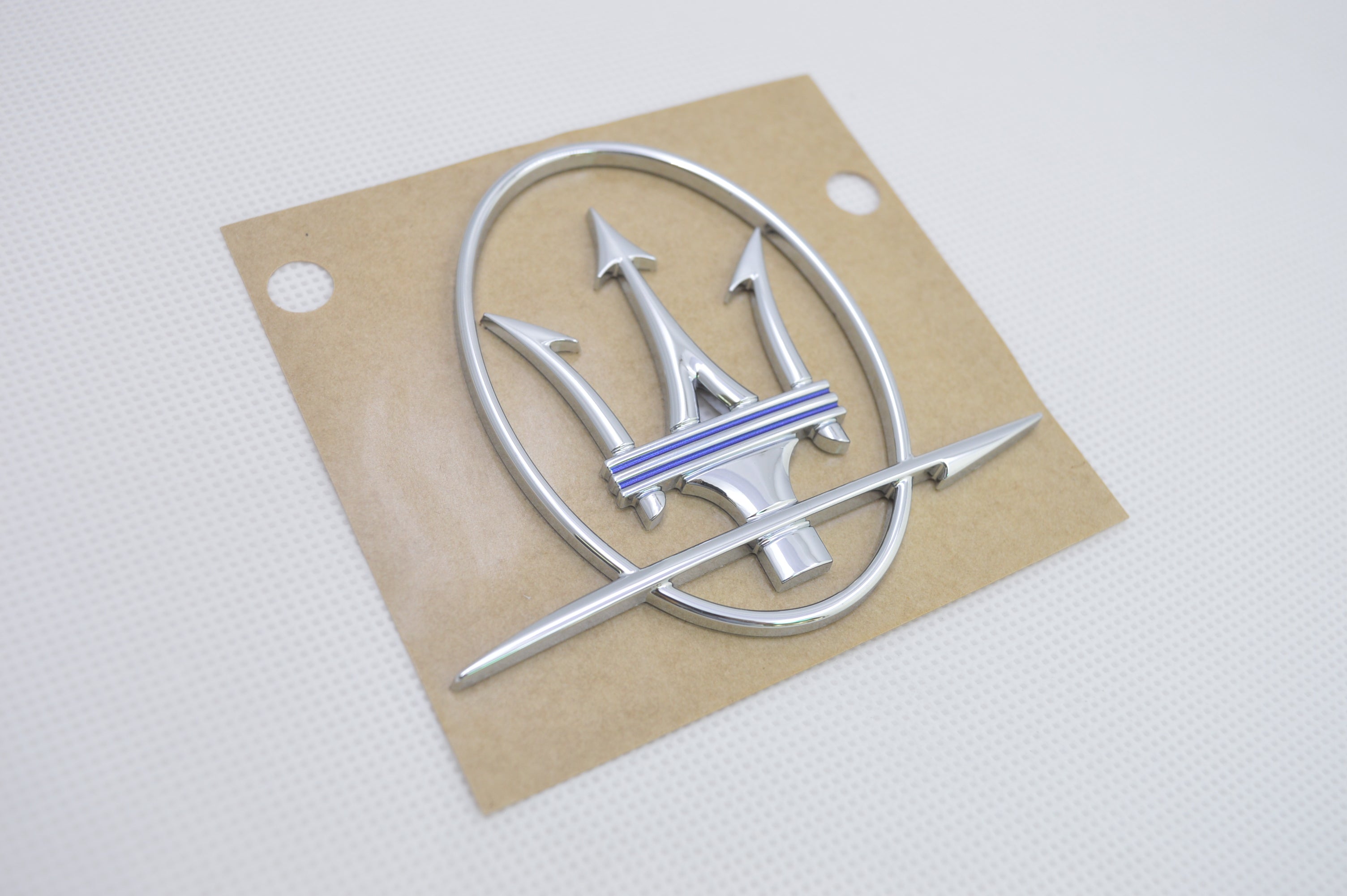 Maserati 2017 Quattroporte Ghibli Trident Right Side Emblem Badge Blue 670037399 Factory