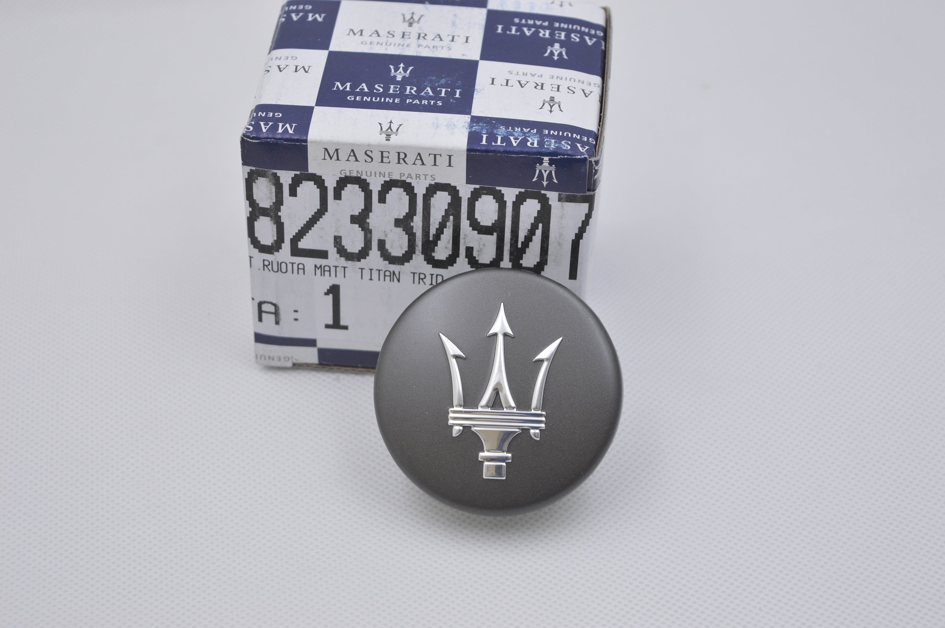 Genuine Maserati Quattroporte GT 4.2/4.7 Wheel Hubcap Silver Kit 82330907 Factory