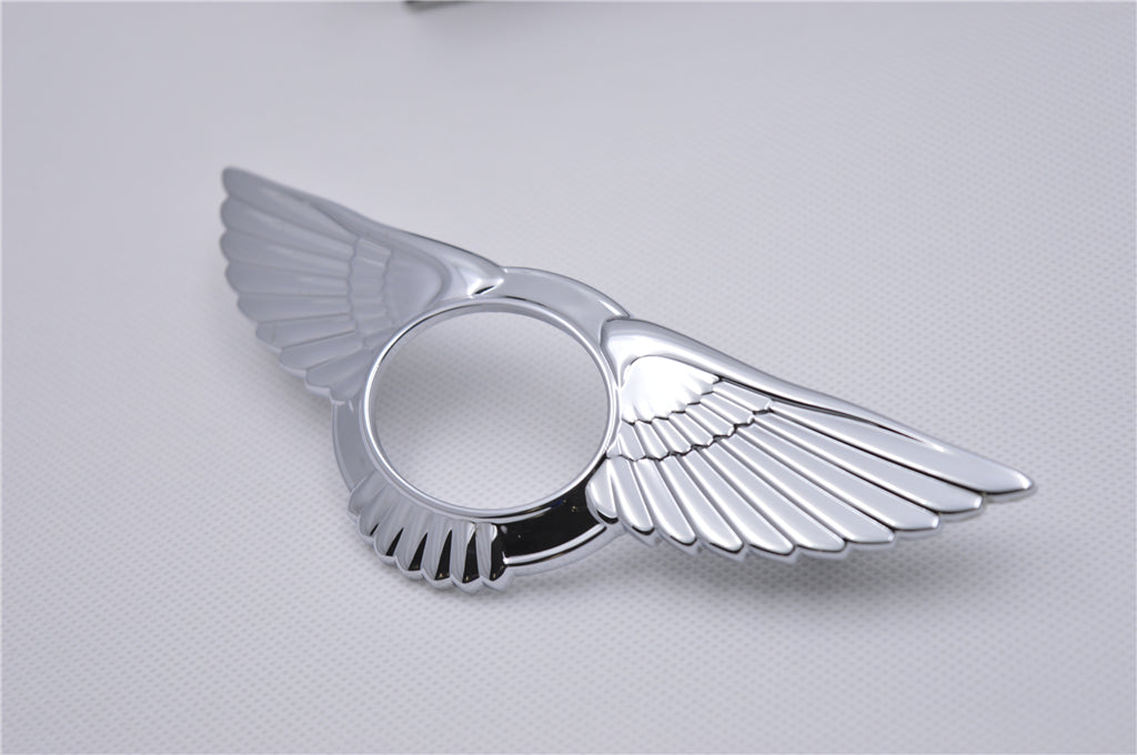 Bentley Continental GT Flying Spur Chrome Badge Rear Metal Wings 3W8853689A OEM Italiaspares