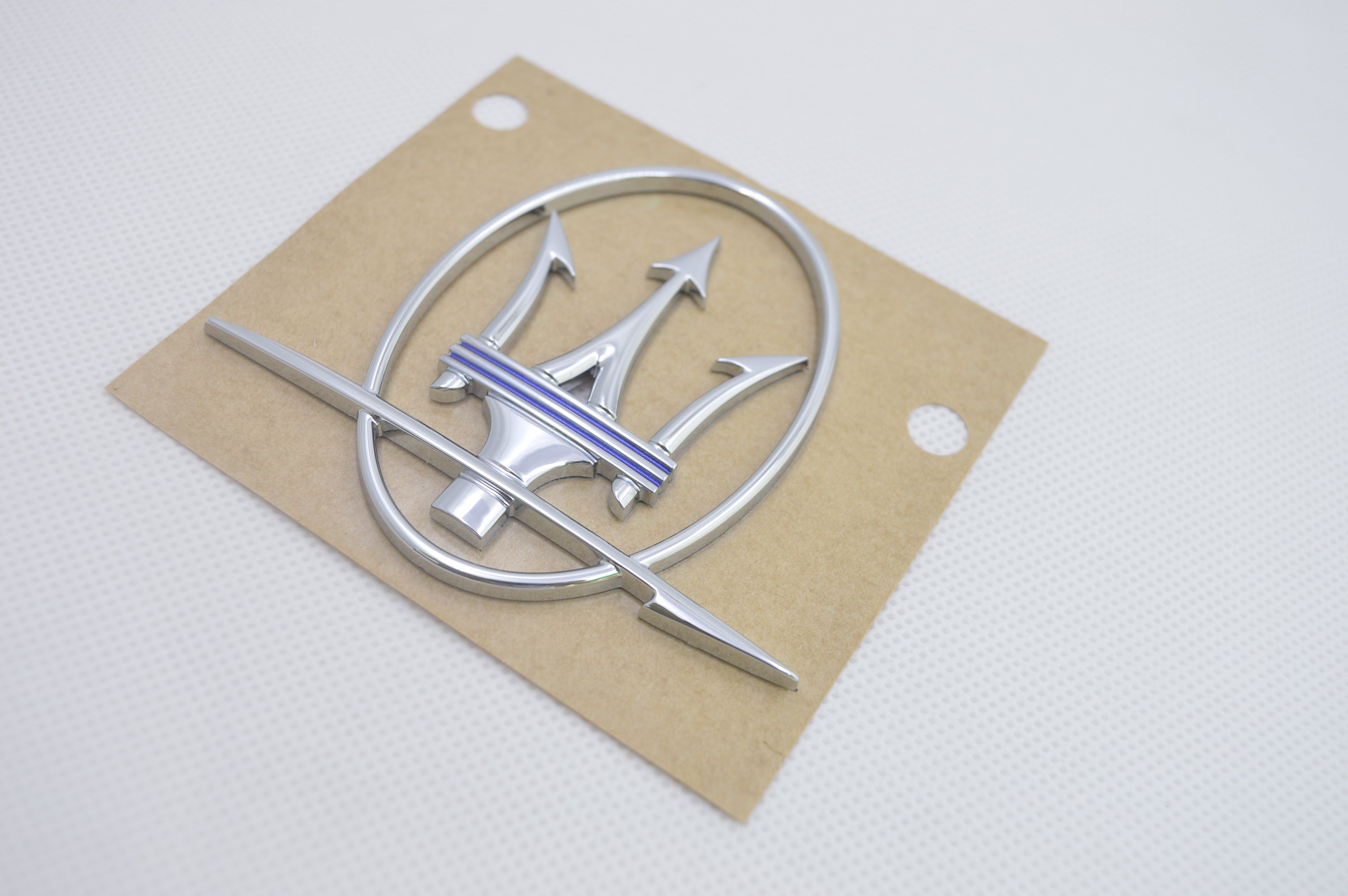 Maserati 2017 Quattroporte Ghibli Trident Right Side Emblem Badge Blue 670037399 Factory