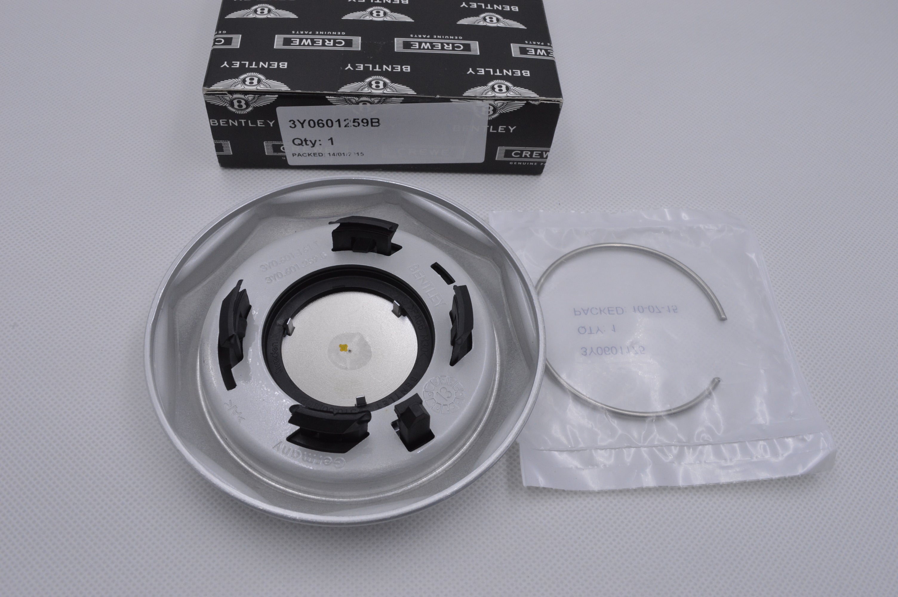 Genuine Bentley Mulsanne Centre Cap Hub Badge Classic Wheel Factory