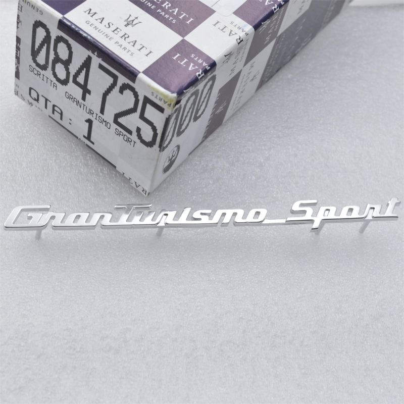 Genuine Maserati GranTurismo Sport Dashoard Passenger Side badge emblem 84725000 Factory