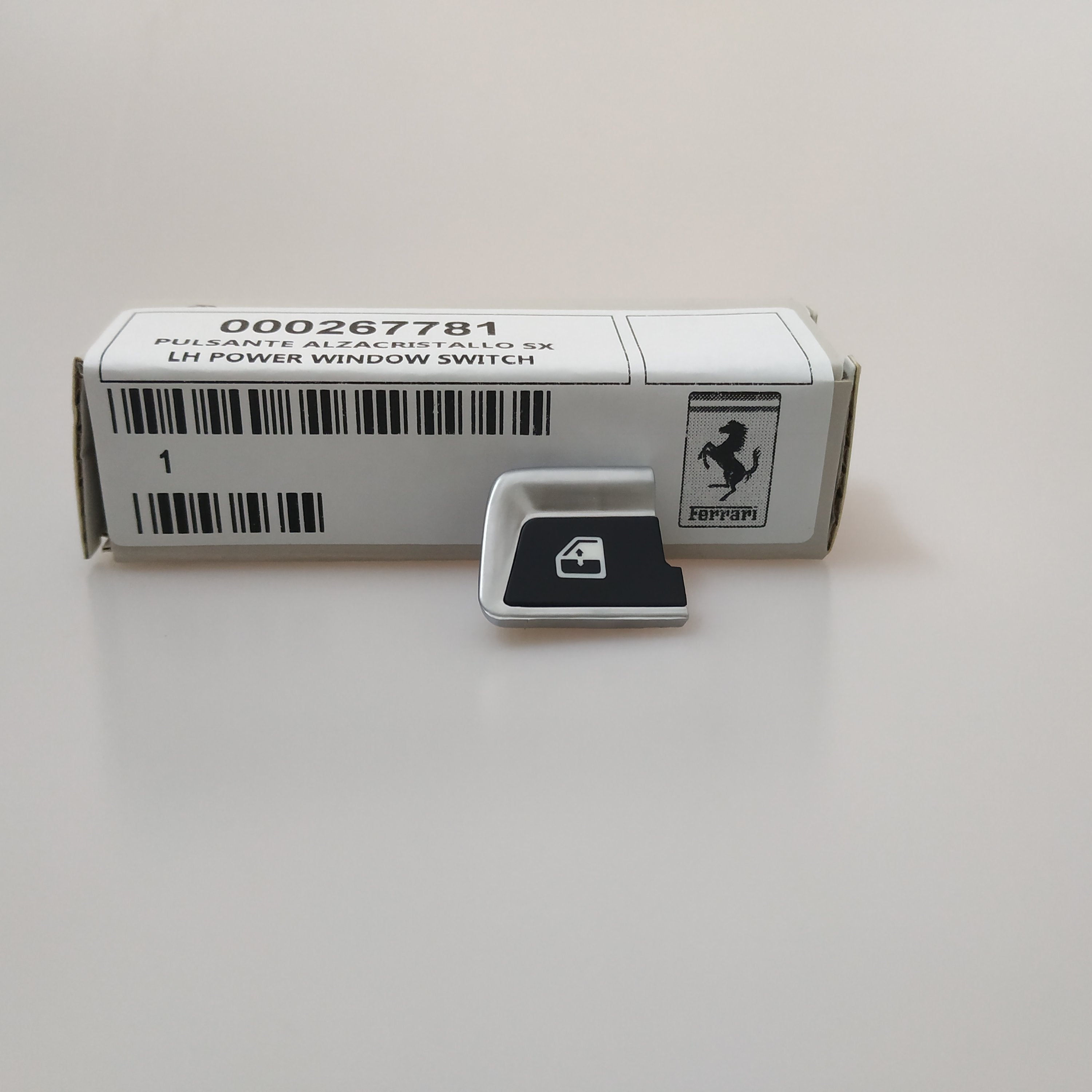 Ferrari F12 Power Window Switch Button Right+Left Kit 267782 267781 Italiaspares