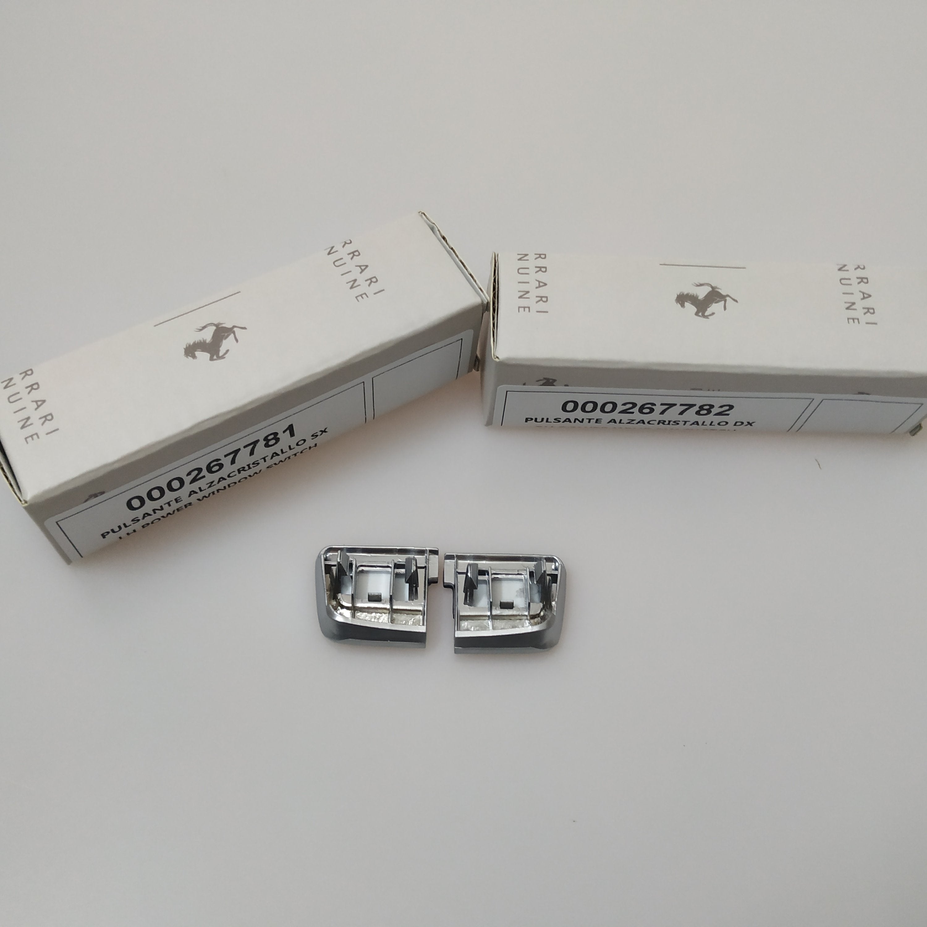 Ferrari F12 Power Window Switch Button Right+Left Kit 267782 267781 Italiaspares