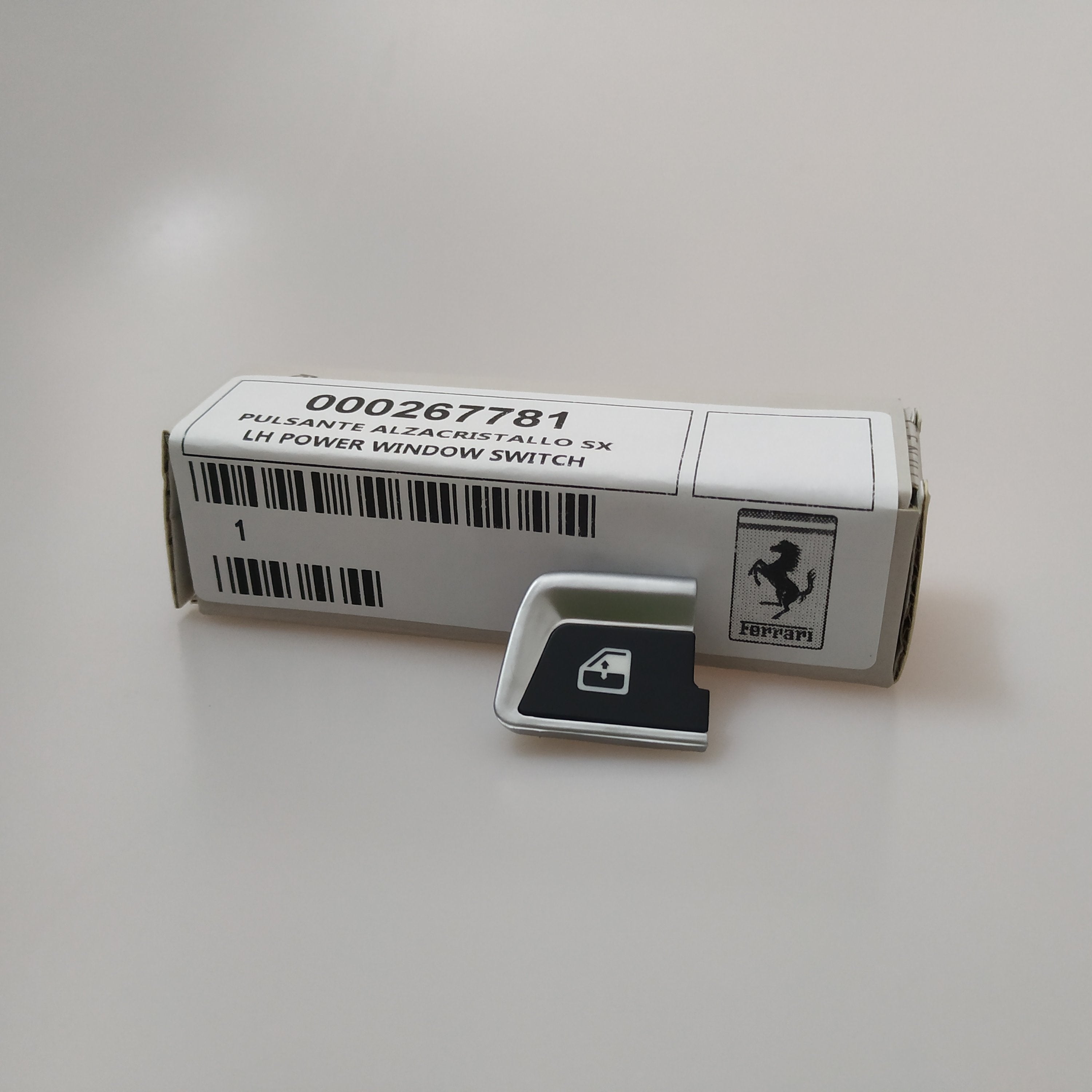 Ferrari F12 Power Window Switch Button Right+Left Kit 267782 267781 Italiaspares