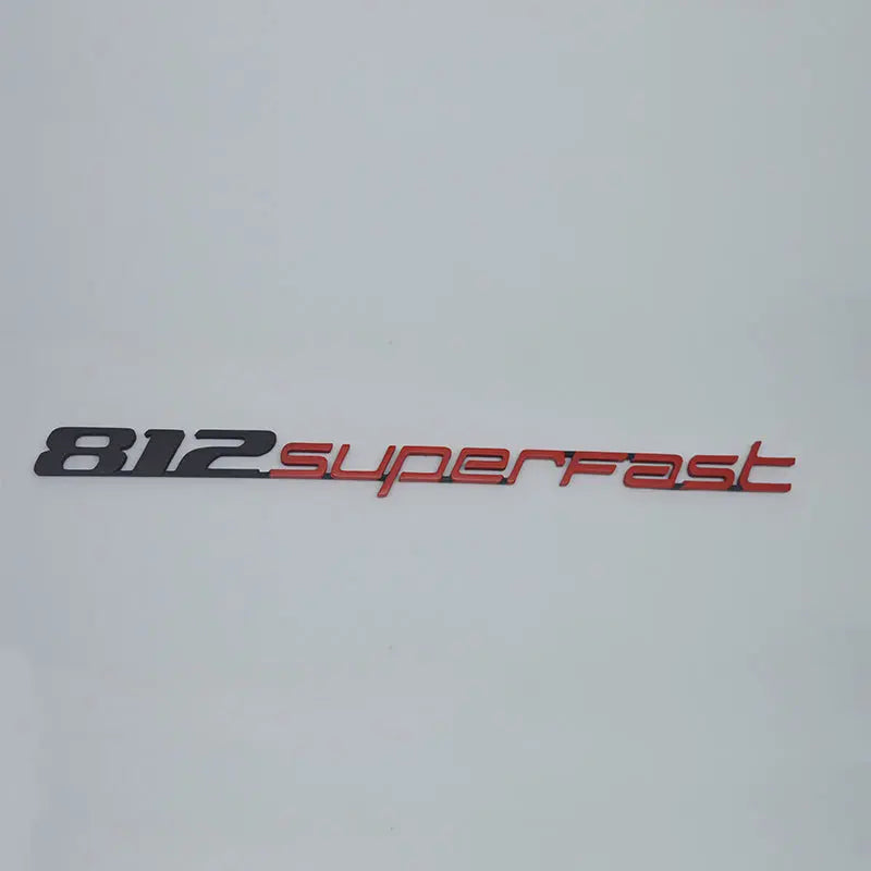 Ferrari 812superfast Rear Badge Emblem Black Italiaspares